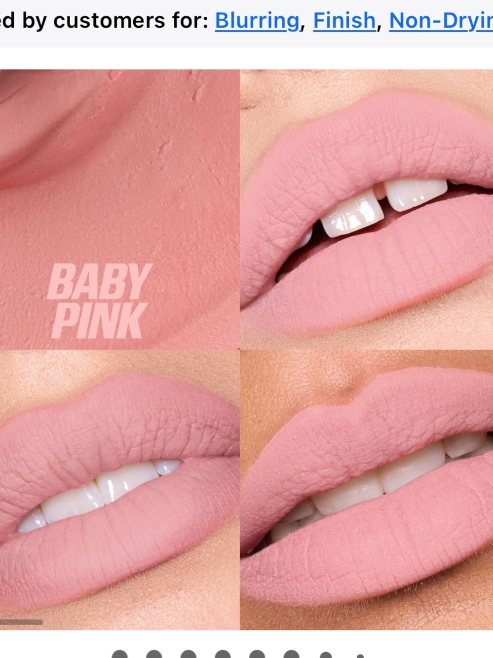 Huda Baby Pink Matte Liquid mousse Lipstick